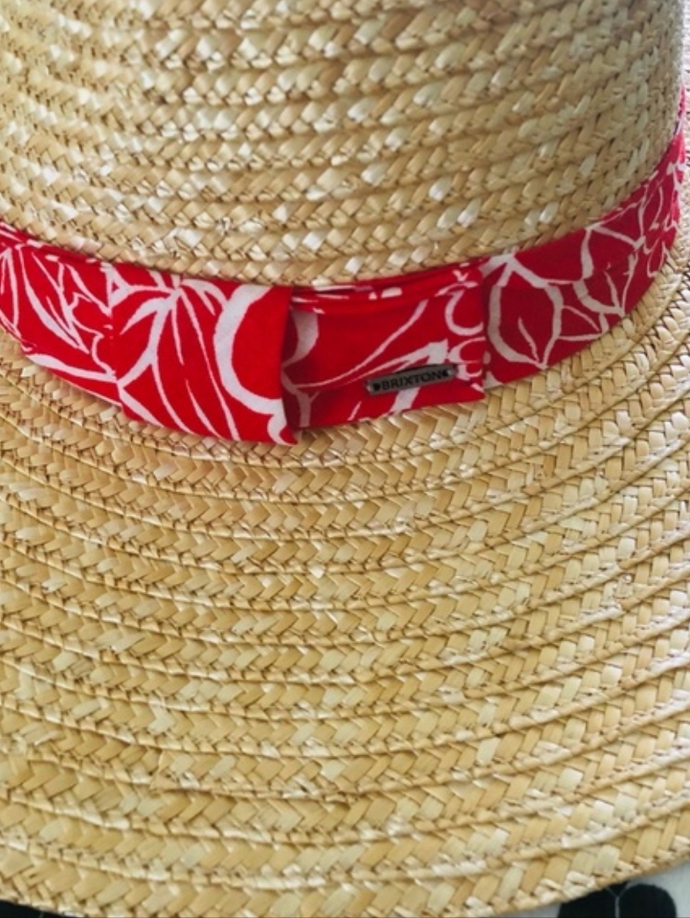 New!!! Brixton ✨️ Joanna Straw Fedora Women's Hat Size S - Picture 11 of 11
